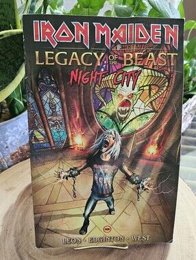 VINTAGE Iron Maiden (Hard/Paperback) Heavy Metal Comic Book